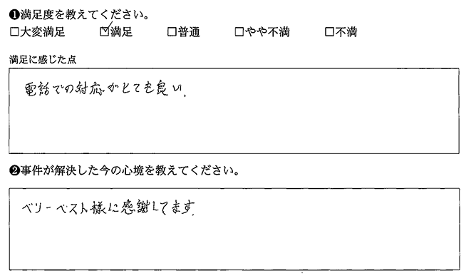 感謝してます